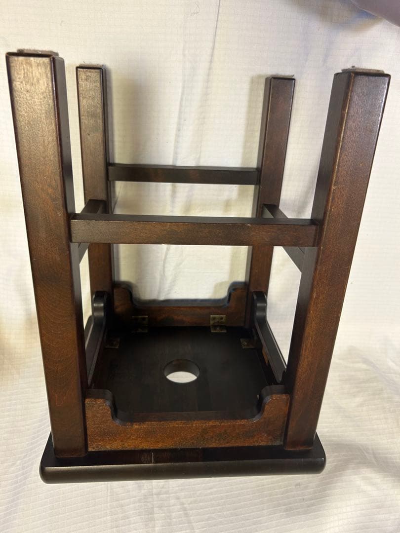 KIMI様　北海道民芸家具 木製スツール　花台　椅子　民藝家具