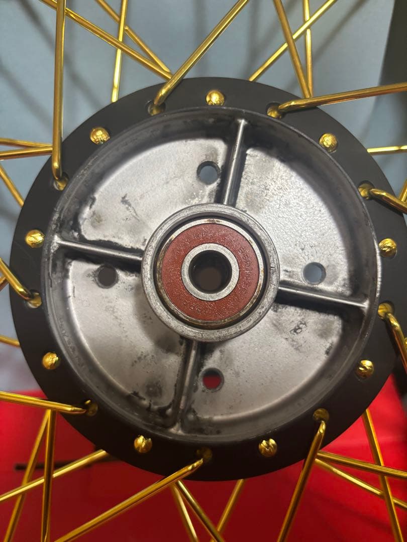 スーパーカブ50 未使用RCBホイール185-17ベアリング交換済みブレーキ付き