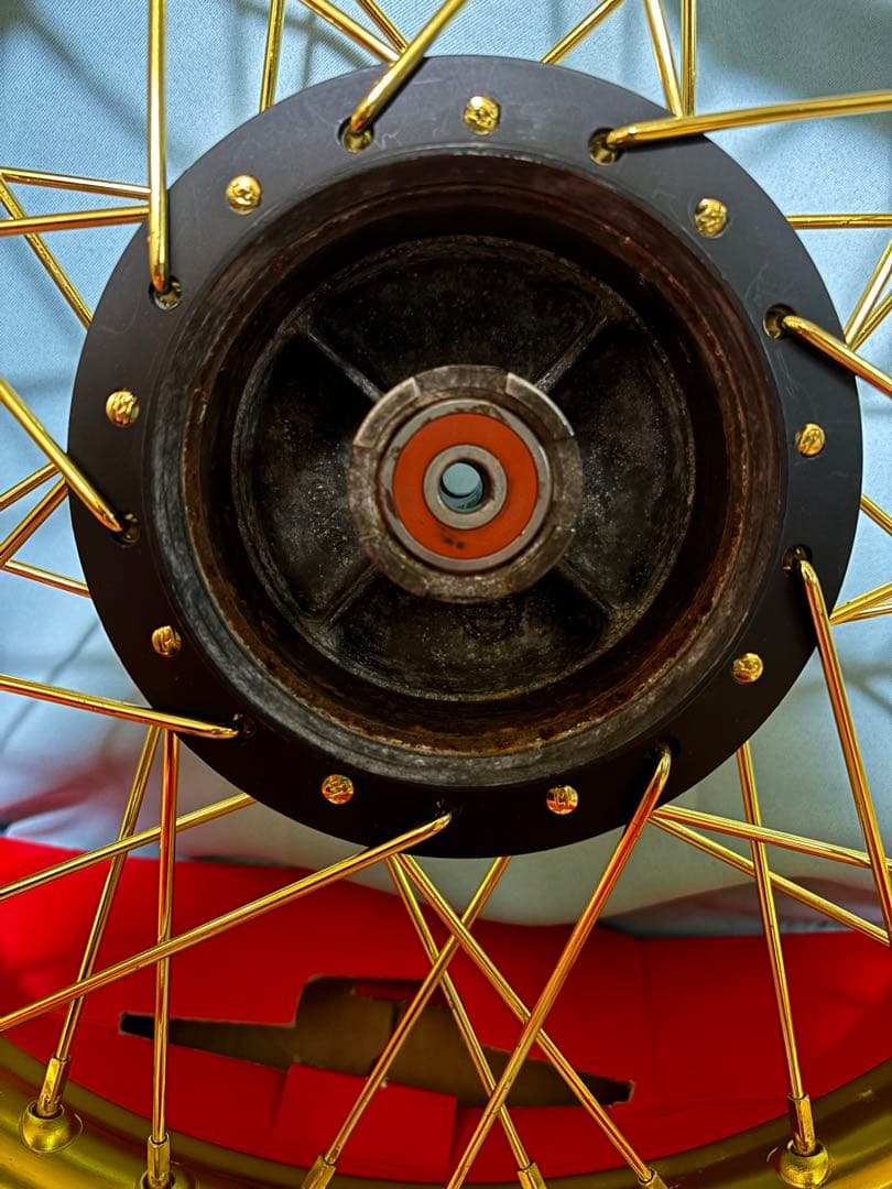 スーパーカブ50 未使用RCBホイール185-17ベアリング交換済みブレーキ付き