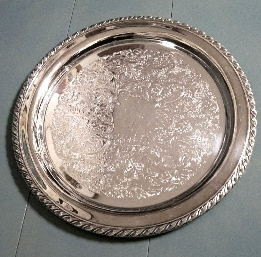 シルバートレイ　アンティークシルバープレート　オネイダ　ONEIDA