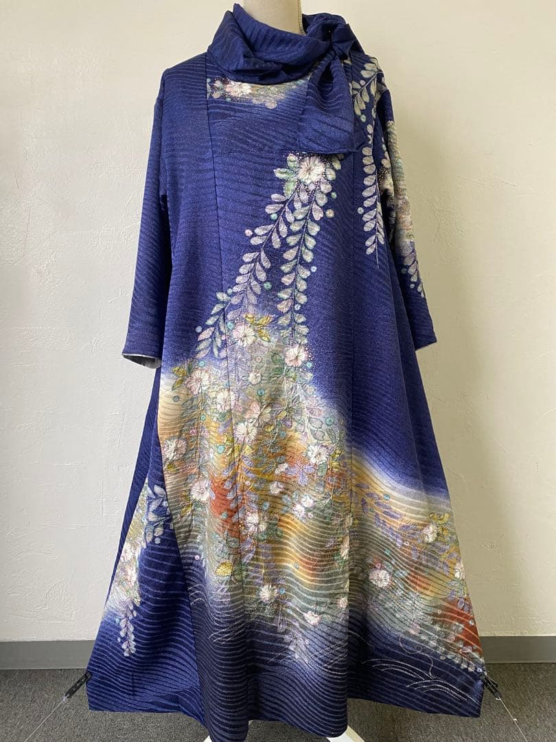 3252 着物　リメイク　ドレス　ワンピース