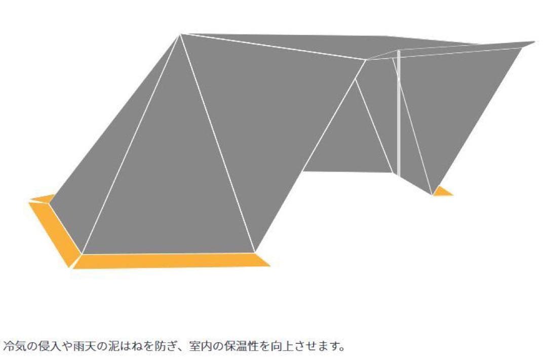 テンマクデザイン 炎幕フロンティア　専用ポール付