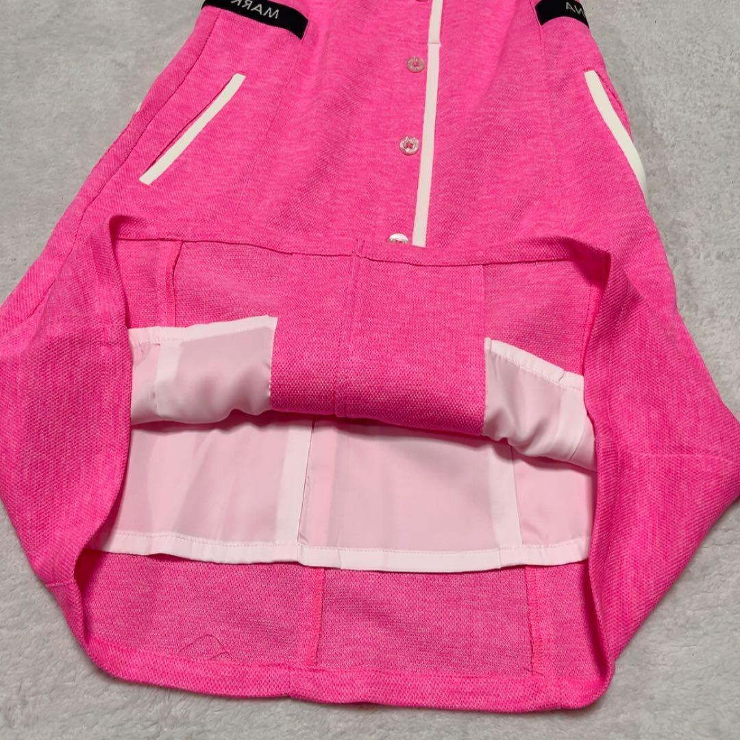 未使用　マークアンドロナ　ワンピース　ピンク　Dormie Polo Dress
