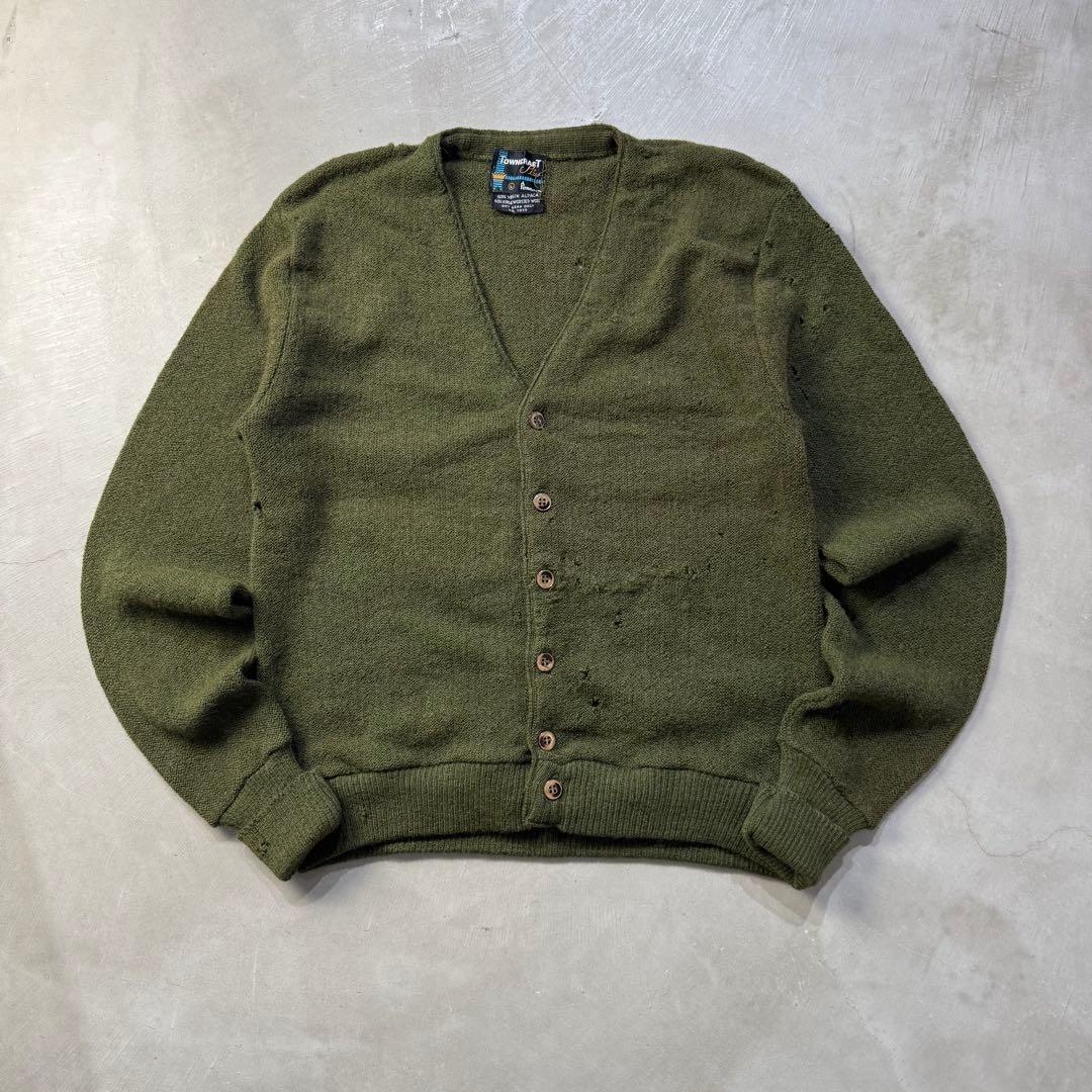 トップス 60-70s TOWN CRAFT ALPACA WOOL cardigan