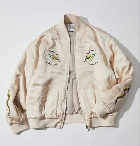 【新品】McGREGOR MODERN　メンズ　刺繍　ドラゴン　ブルゾン　黒　M