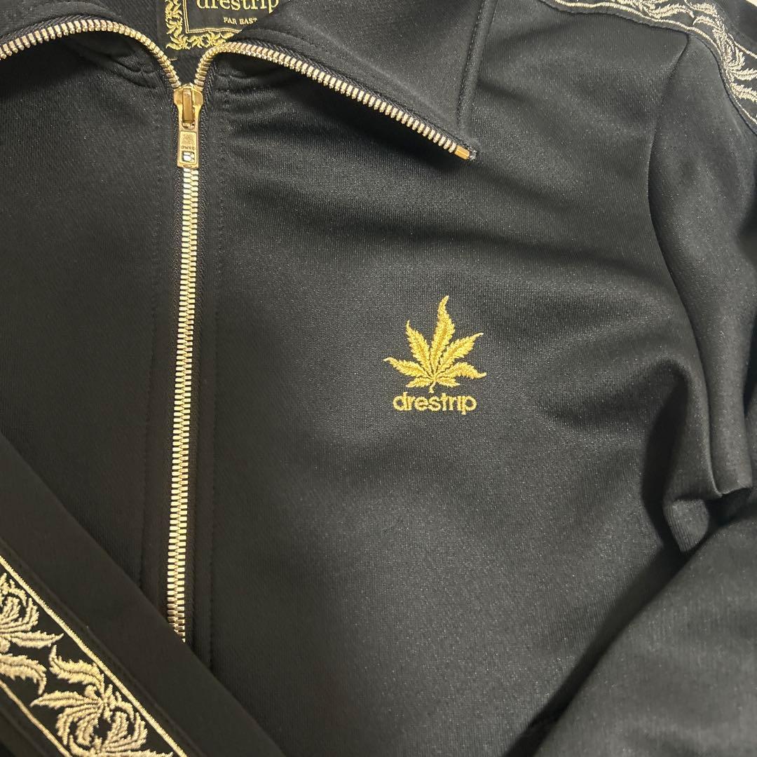 drestrip ブラック ジップアップジャケット