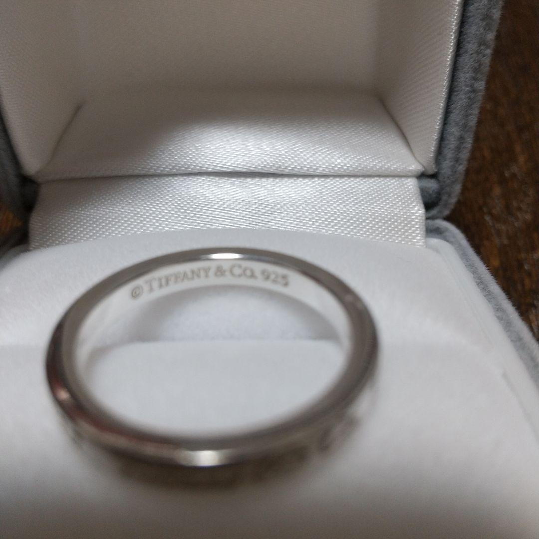 Tiffany & Co. シルバーノーツナローリング11.5号