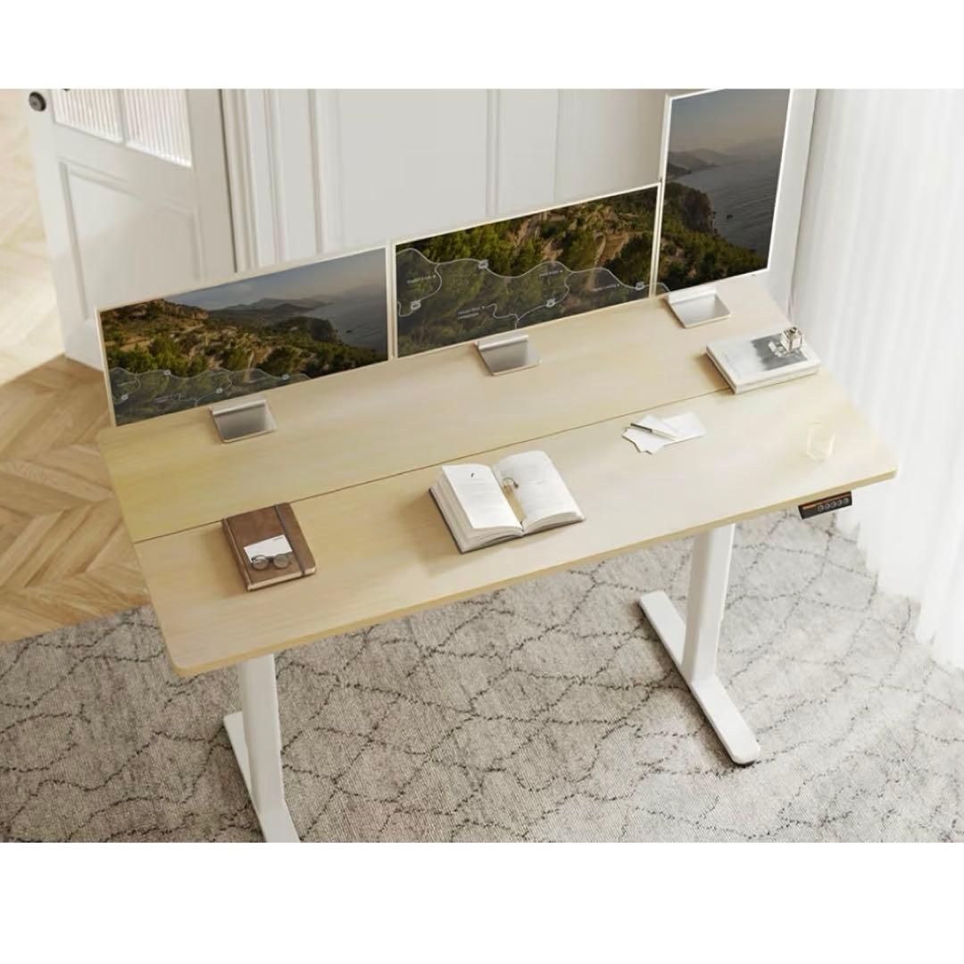 Claiks 昇降デスク 電動 スタンディングデスク 140×60