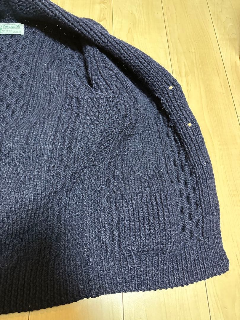 【INVERALLAN】インバーアラン ショールカラーカーディガン