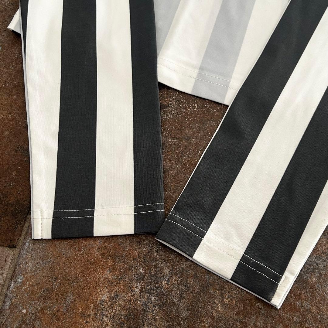 LANVIN SPORT トップス カットソー ストライプ モックネック 長袖