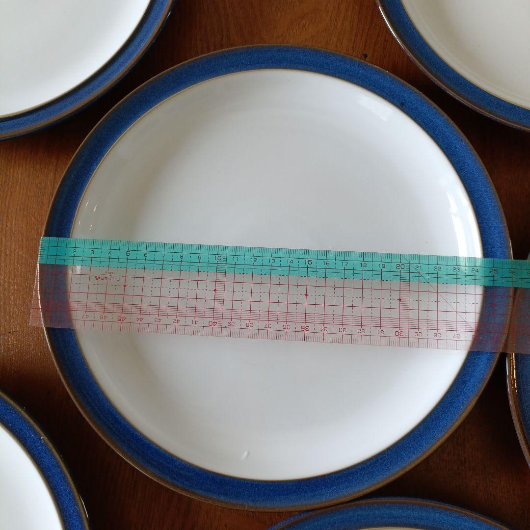 DENBY インペリアルブループレート大小各６枚セット