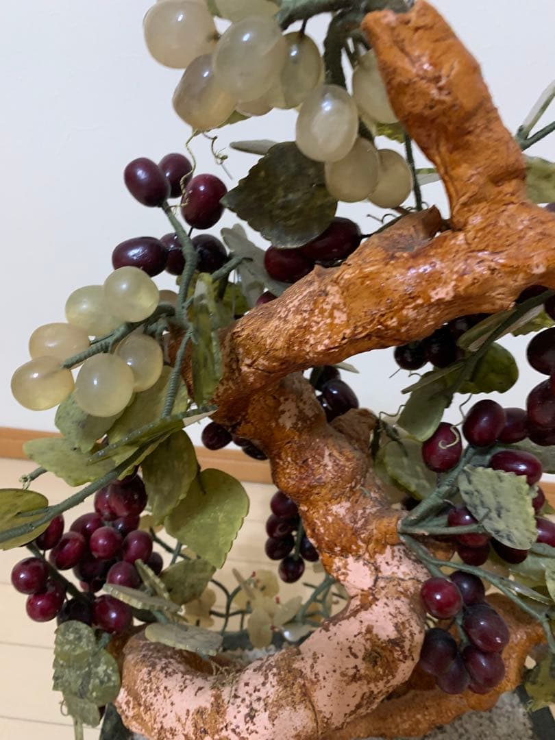 ミニちゃん　(ベビーショップ)さん専用 葡萄の木のオブジェ　縁起物　インテリア