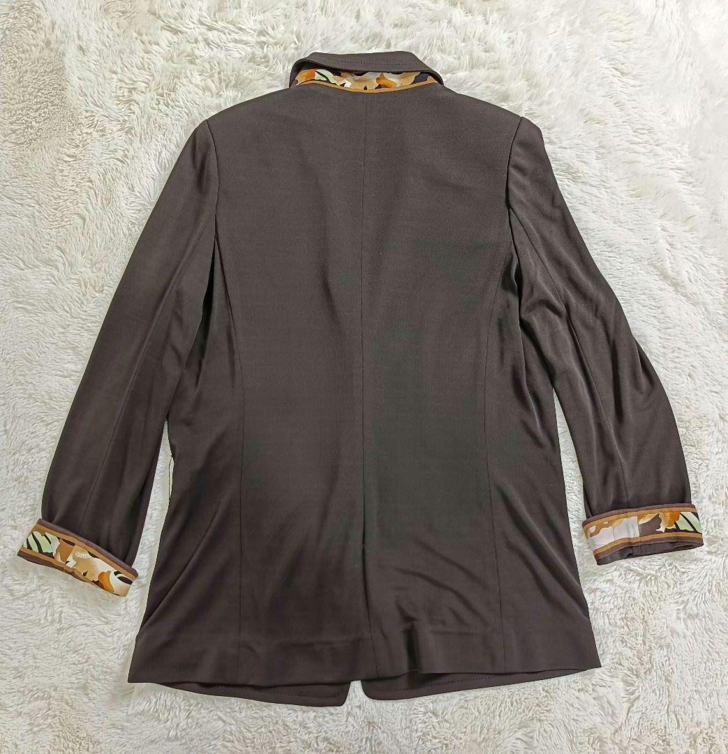 よしリン様LEONARD パンツスーツ【サイズ44 XL相当】【ブラウン】