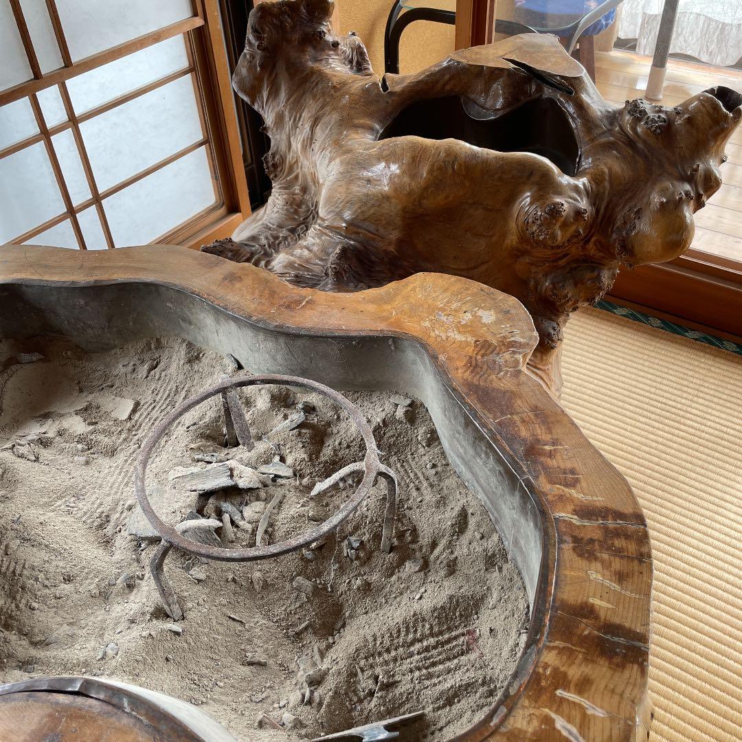 おがろ　火鉢　骨董品