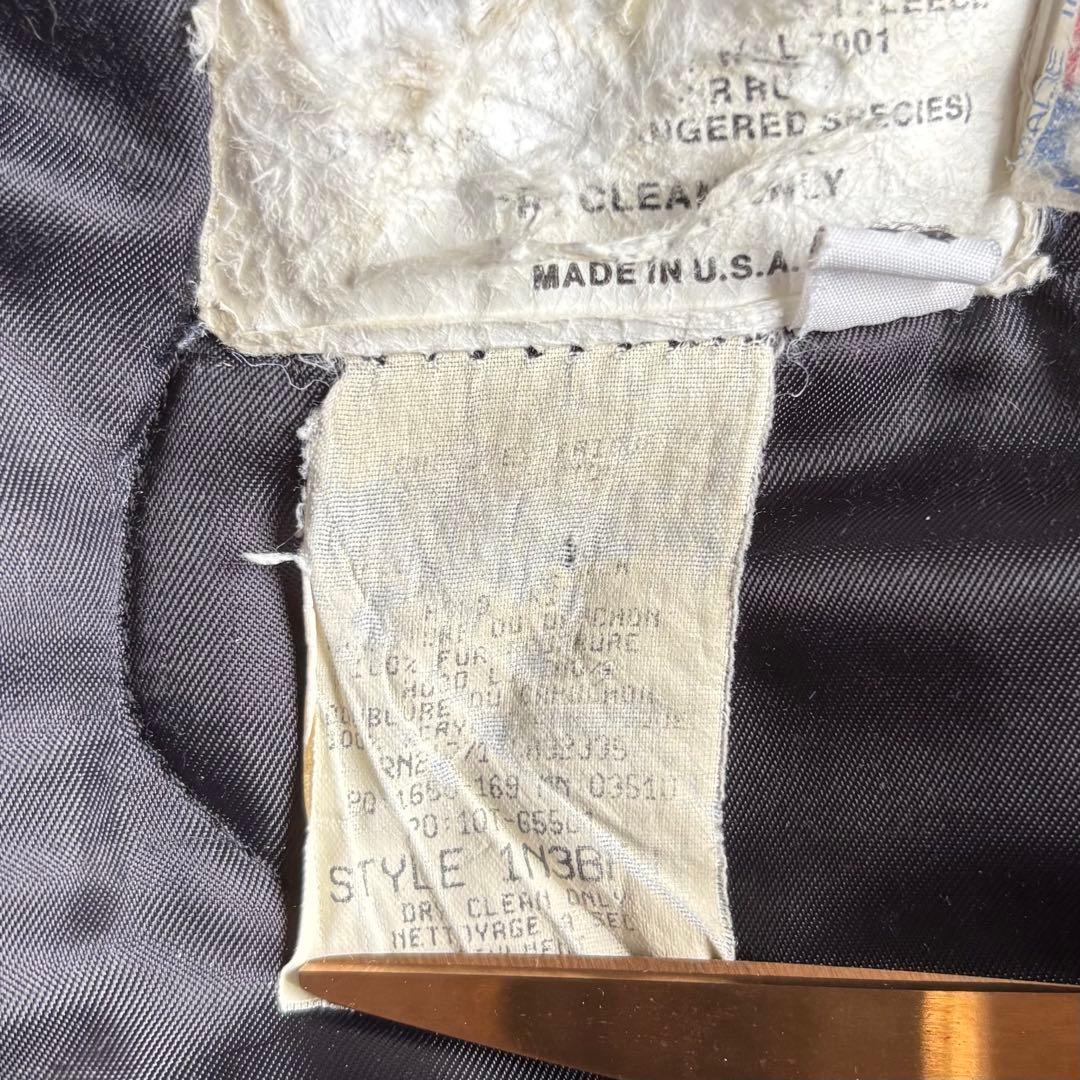 【SPIEWAK】N-3B フライトジャケット　usa製　ファー　y2k お兄系