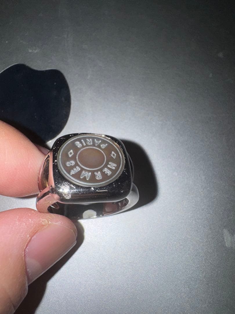 HERMES エルメス リングコロゾ　セリエ　刻印 #58 18号　常田