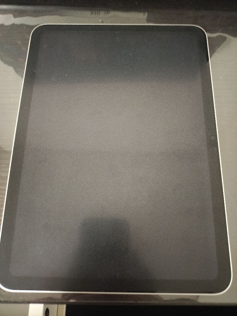 Apple iPad シルバー 10世代 ペンタブフィルム、カバー付き