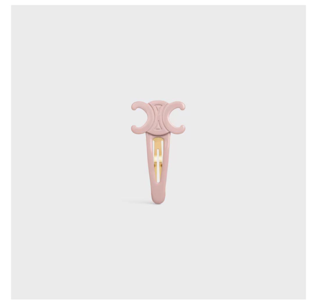 CELINEラージ スナップ ヘアクリップ