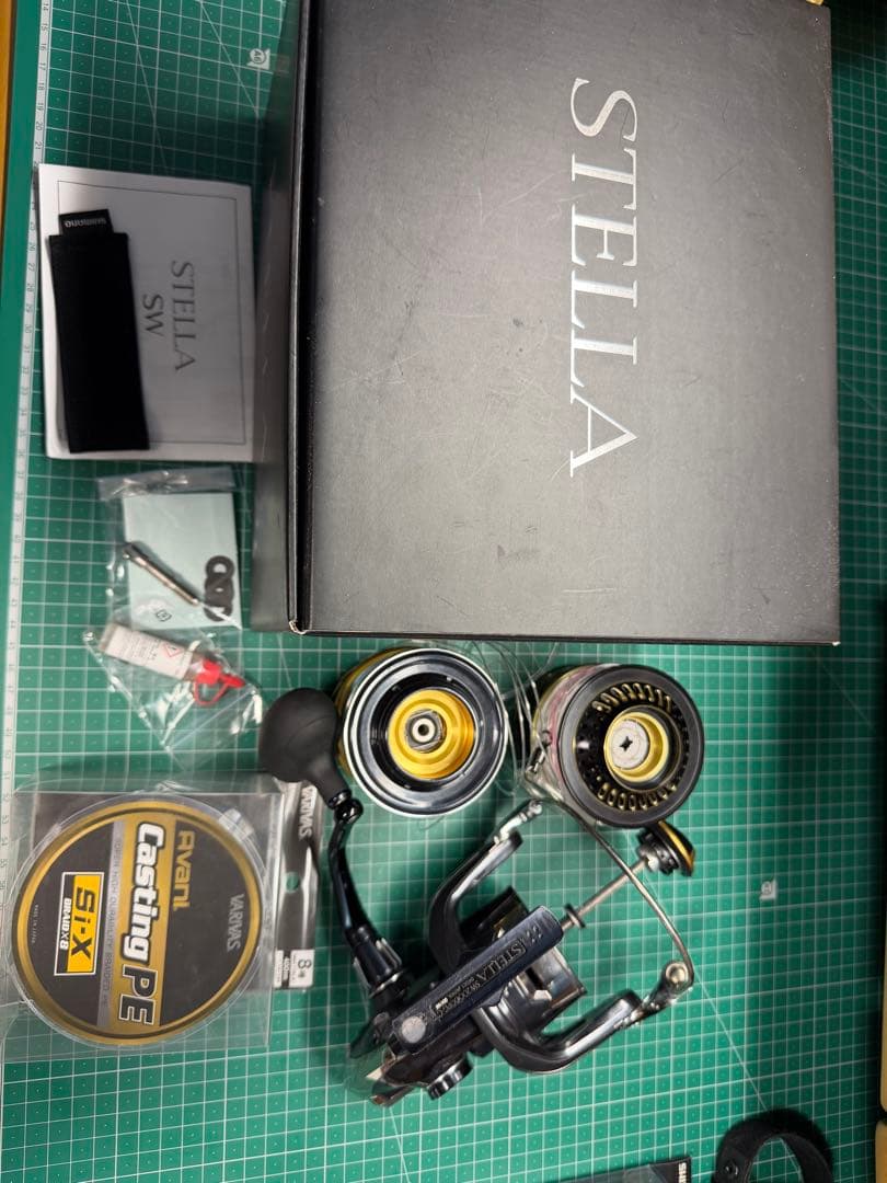 シマノ ステラ SW20000PG 純正スプール、23000スプール付き