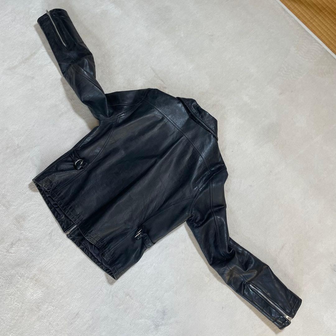 45rpm レザージャケット　キルティング素材　レディース　M