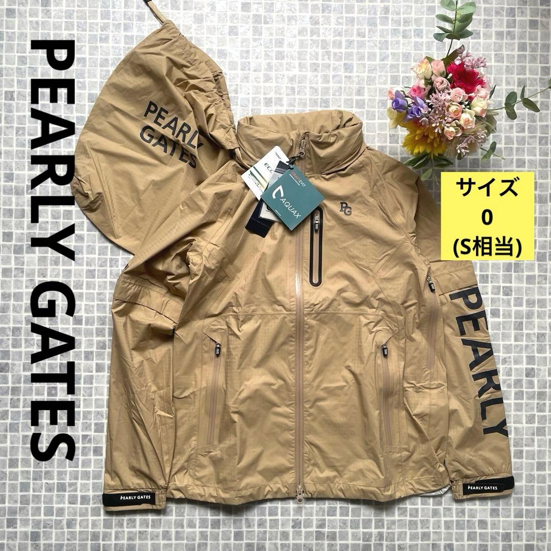 PEARLY GATES パーリーゲイツ　レインウエア　ブルゾン　ベージュ0
