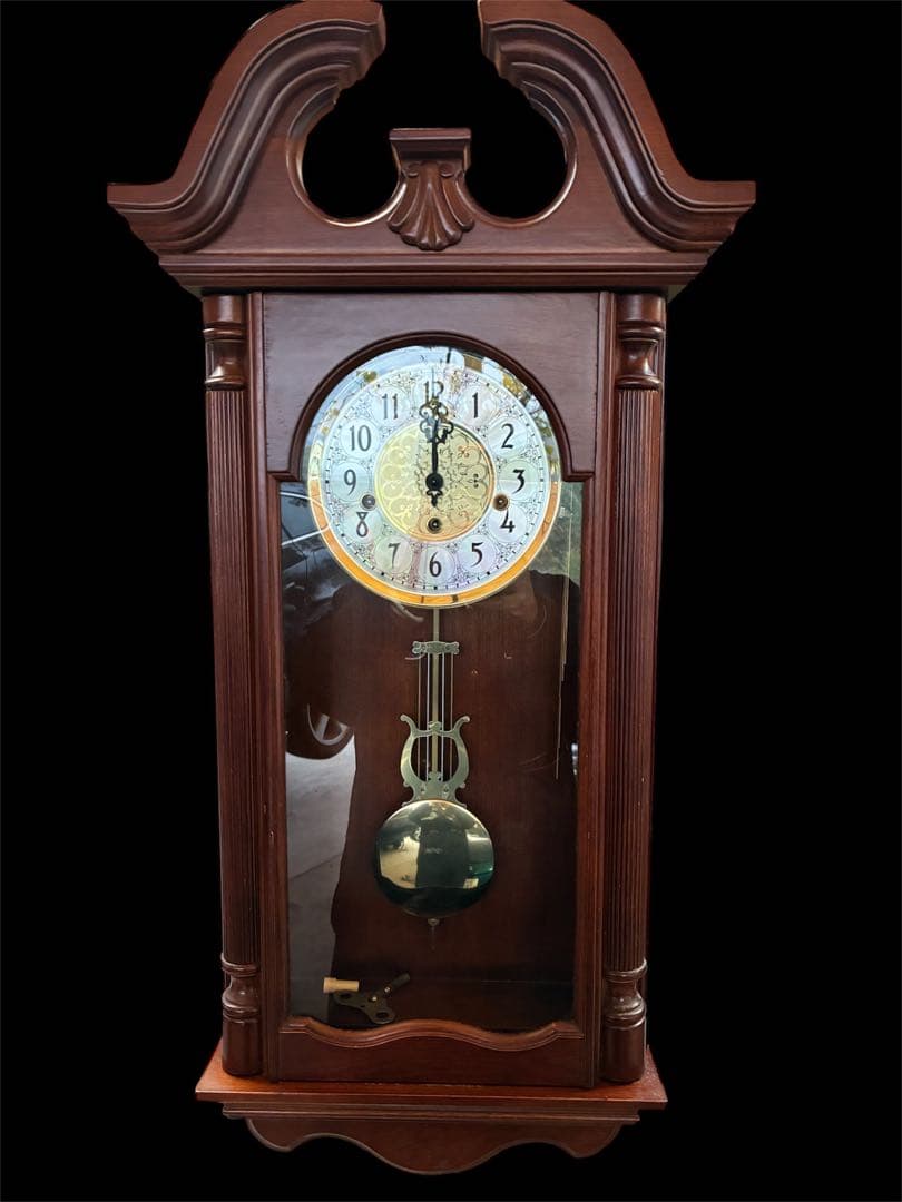 EMPEROR CLOCK COMPANY木製柱時計 大型