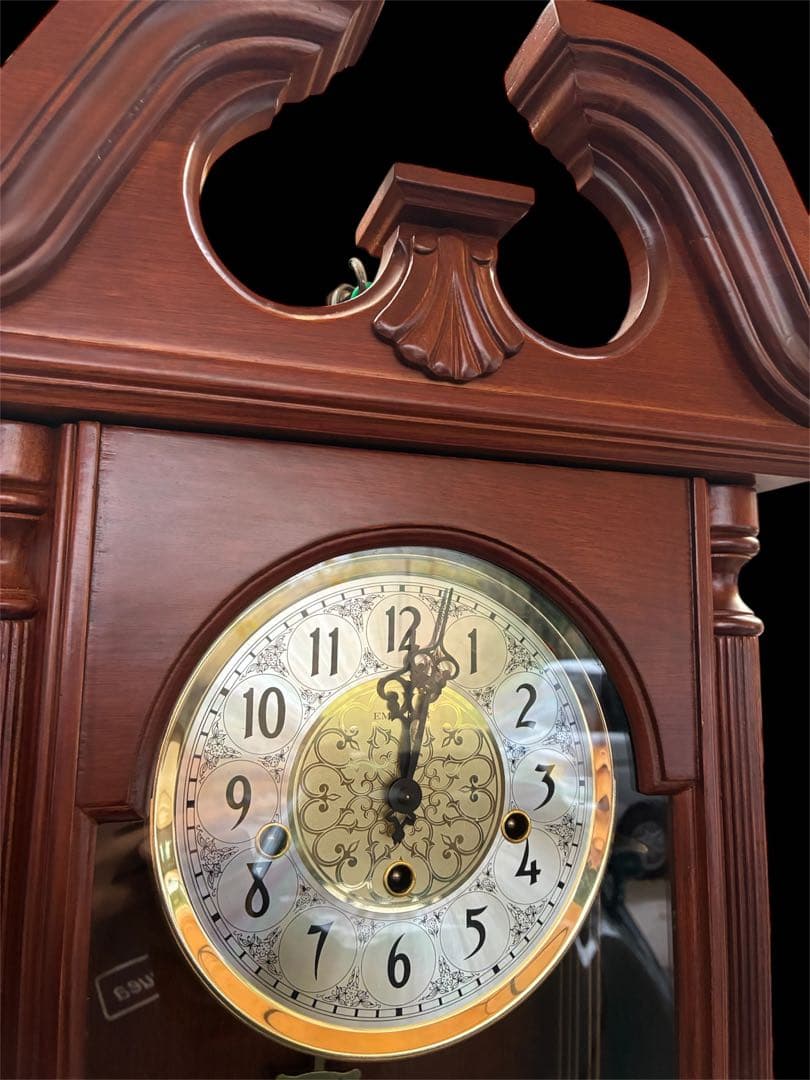 EMPEROR CLOCK COMPANY木製柱時計 大型