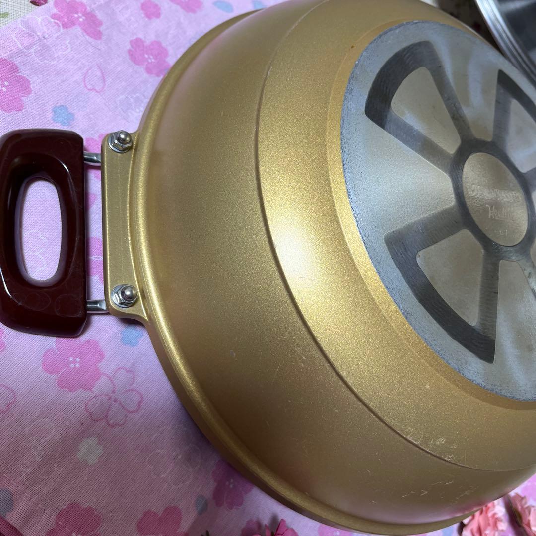 マル球産業　両手チャイナ鍋（蒸し器付き）！！