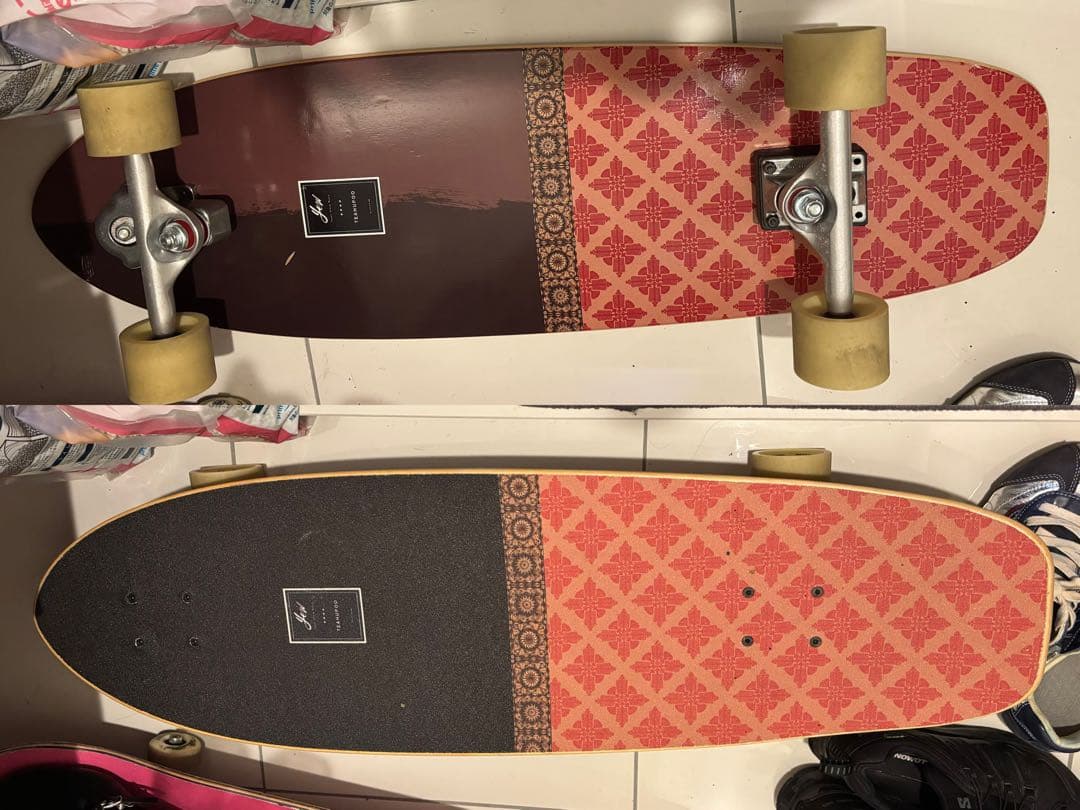 YOW サーフスケート ロングボード コンプリート ヤウ システム スラスタート