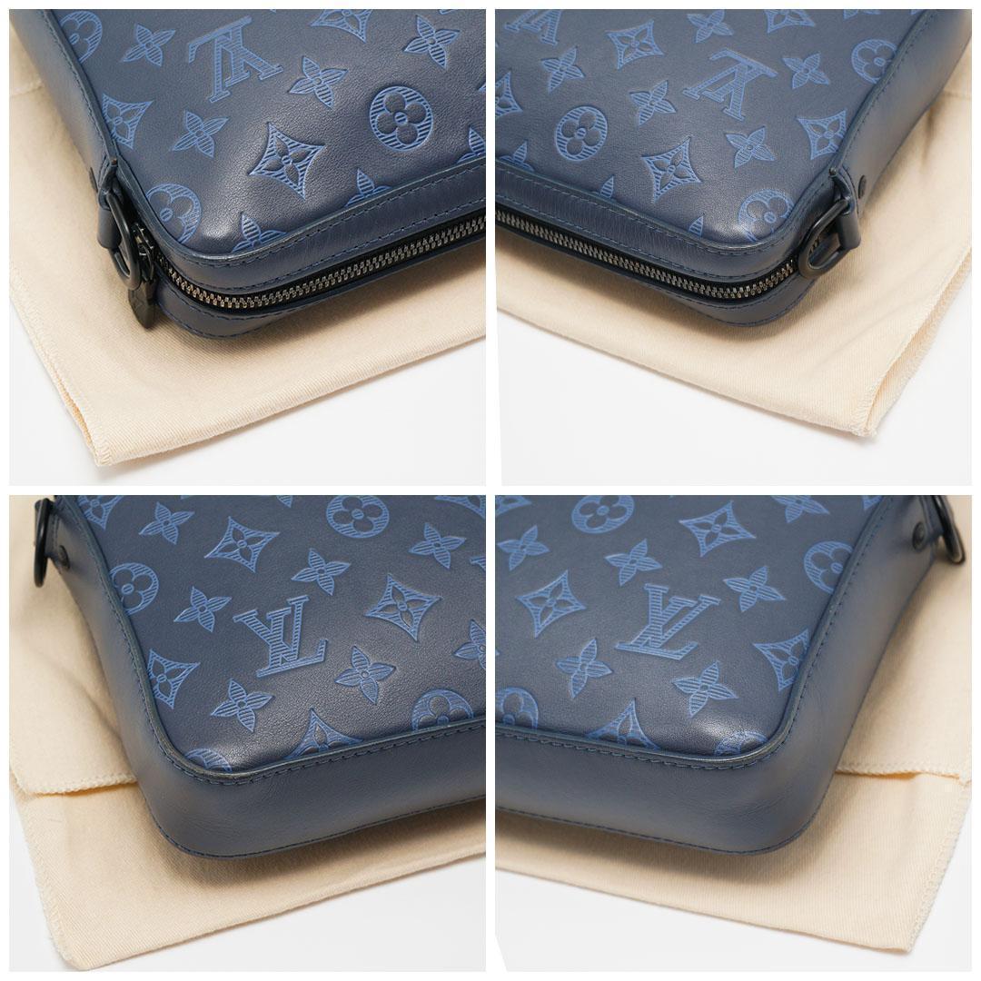 【極美品】ルイヴィトン モノグラムシャドウ デュオ メッセンジャー M45730
