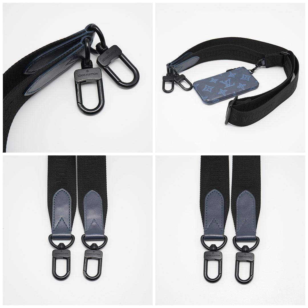 【極美品】ルイヴィトン モノグラムシャドウ デュオ メッセンジャー M45730