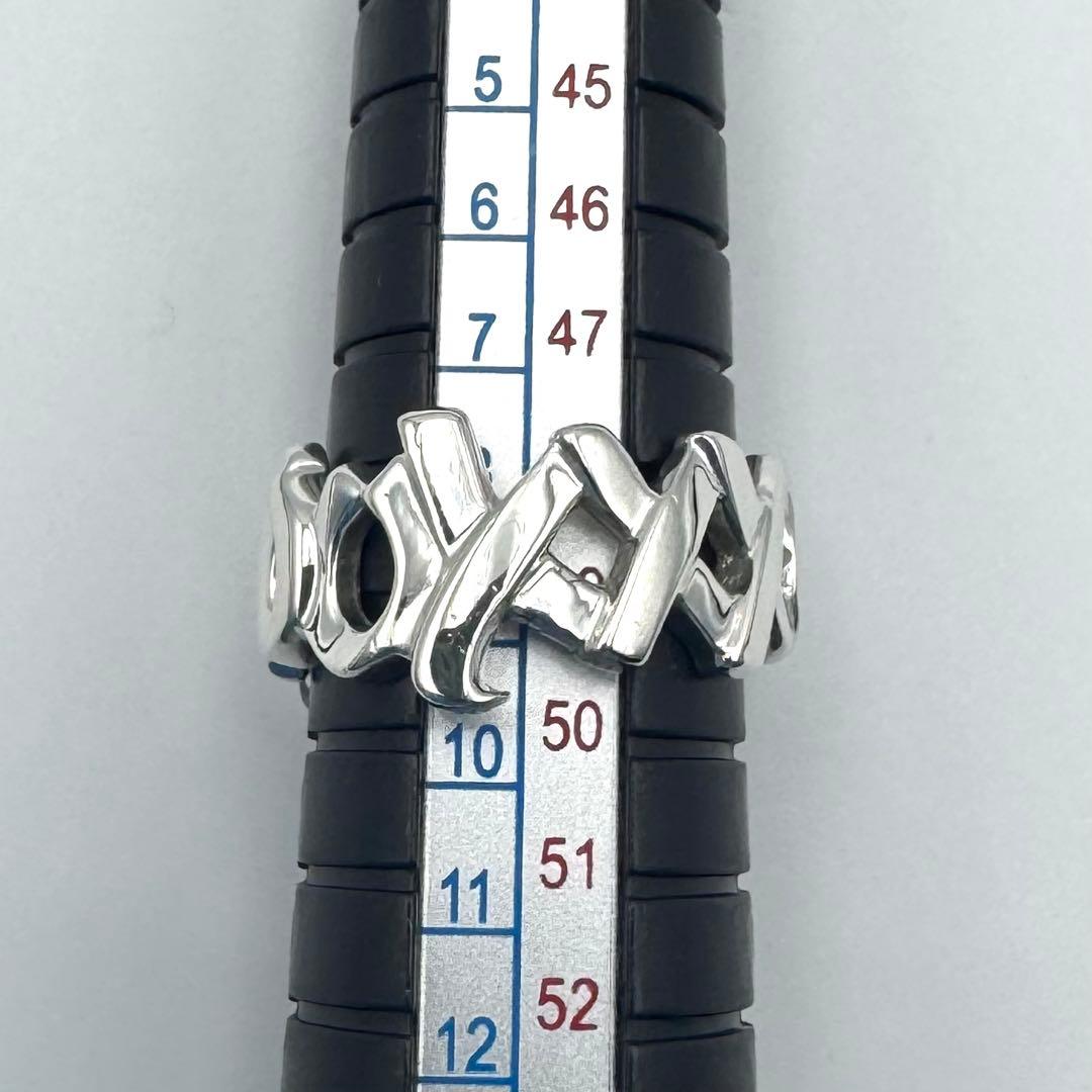 【TIFFANY&Co】鏡面仕上げ　ラブ＆キス　リング　　9号　T&Co