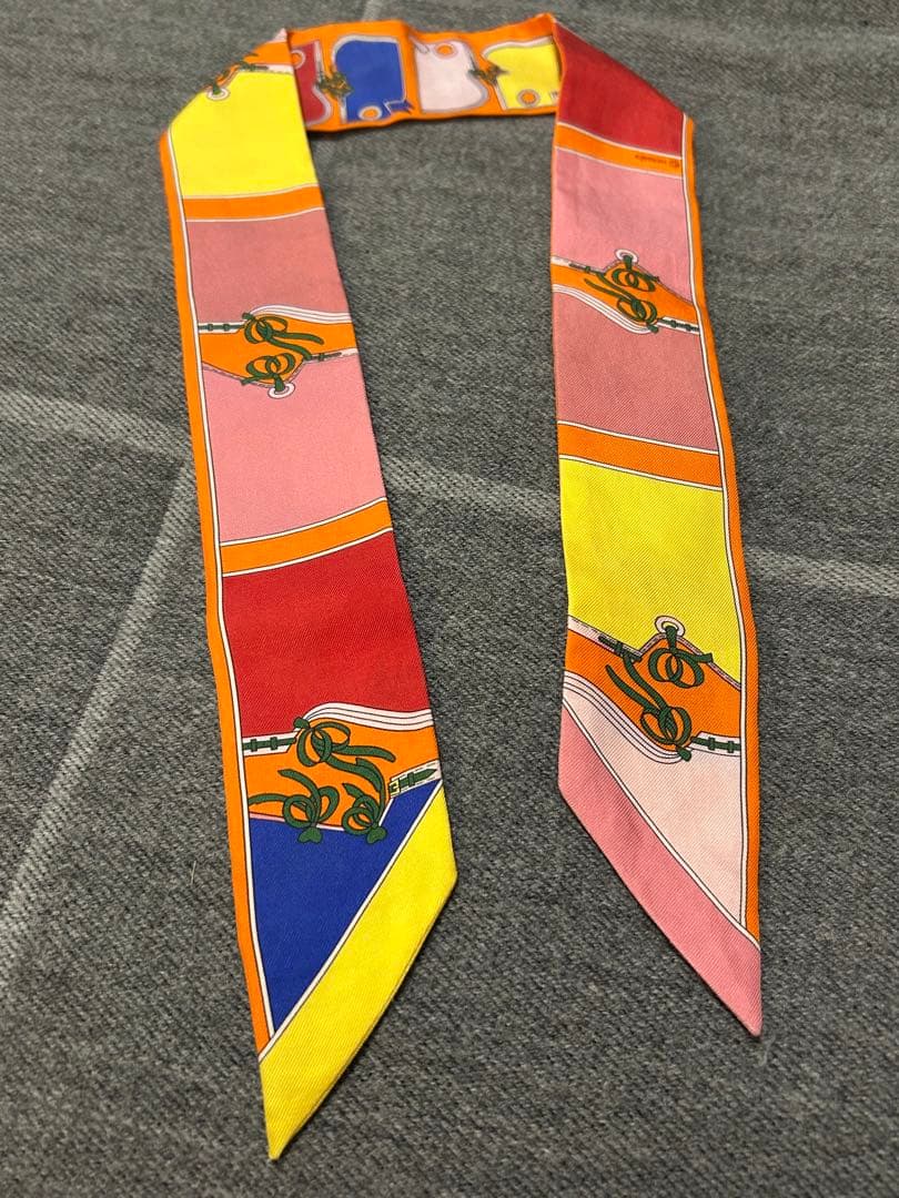 あ*き様 正規品/美品　エルメス　シルク　ツイリー　バンダナ　スカーフ
