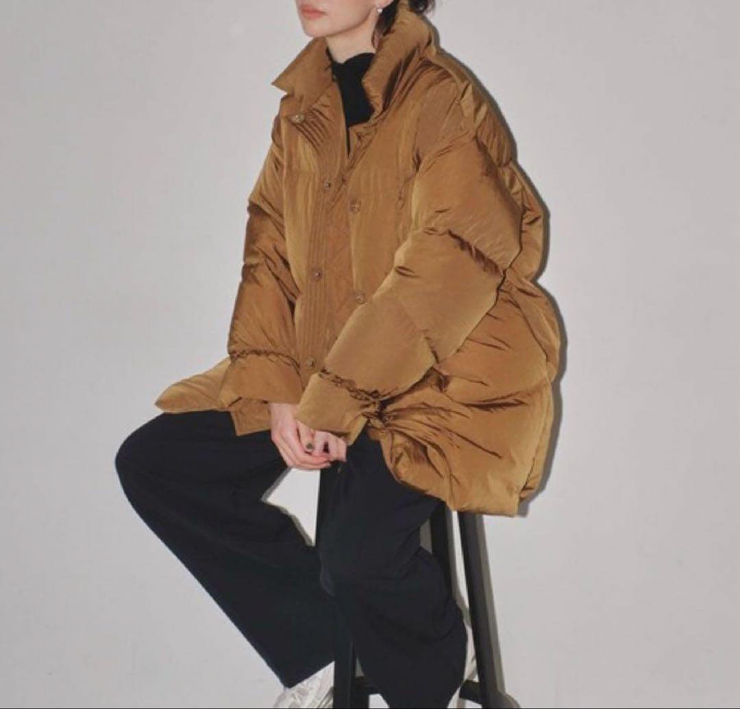 TODAYFUL スタンドカラーダウンジャケット　キャメル　サイズ36