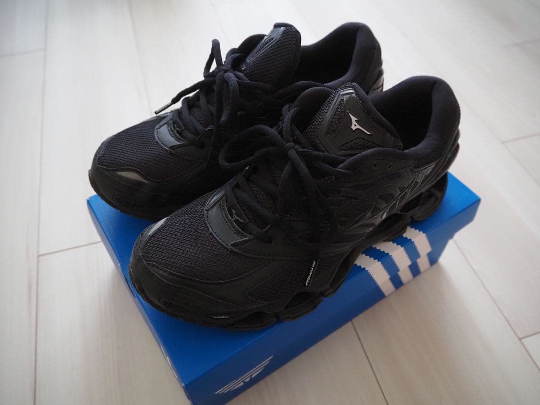 専用出品☆美品☆Mizuno ブラック スニーカー