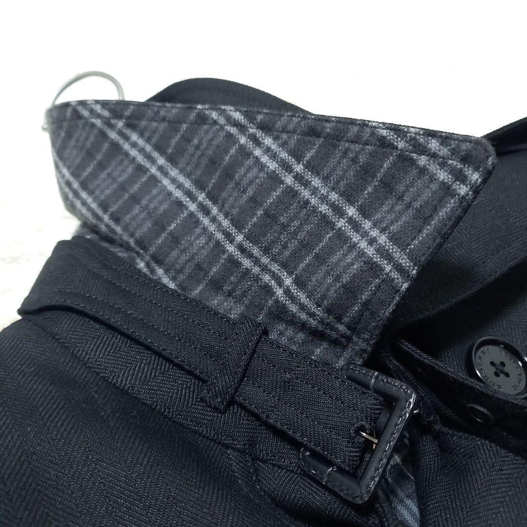 ●美品●　バーバリーブラックレーベル　トレンチコート　ライナー　ヘリンボーン