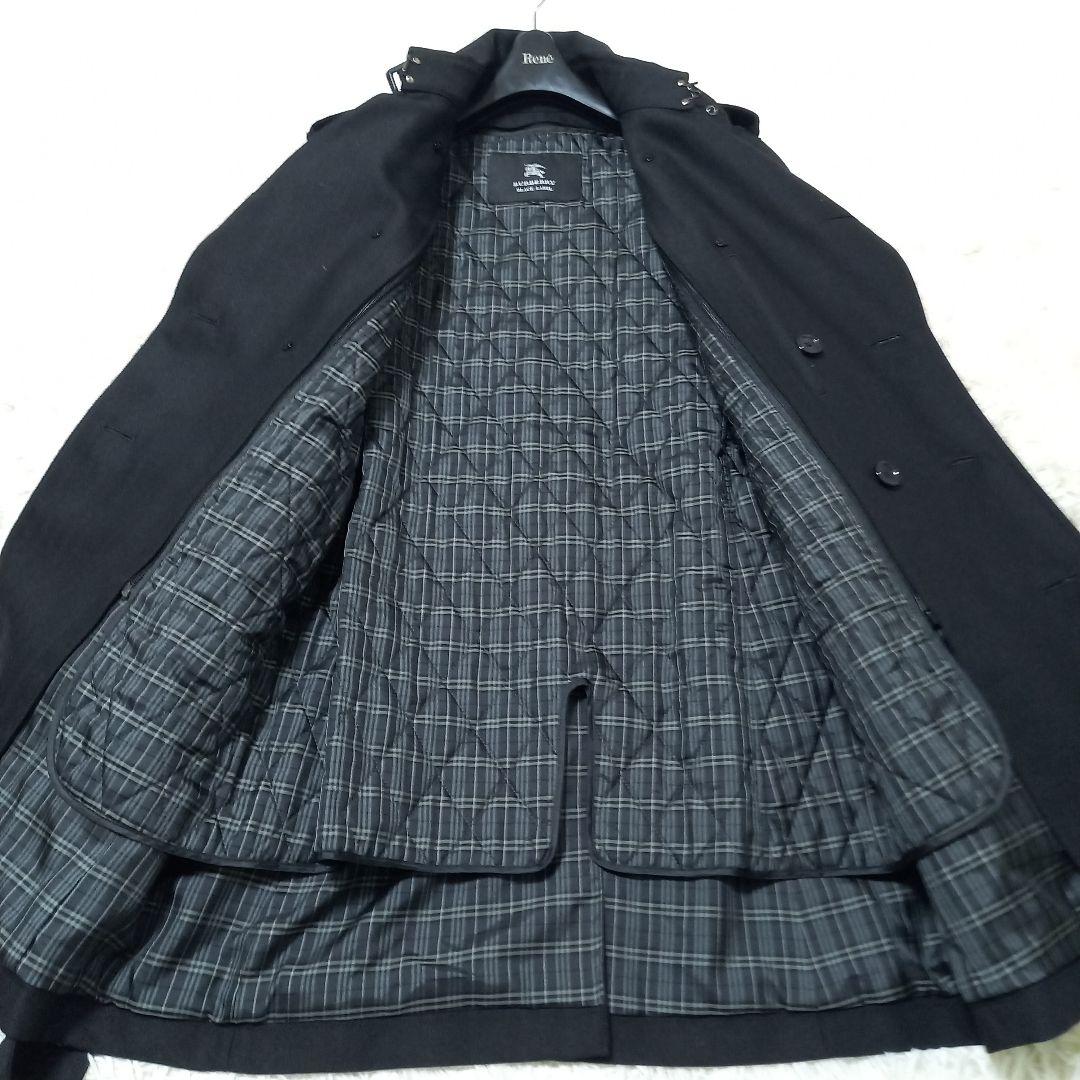 ●美品●　バーバリーブラックレーベル　トレンチコート　ライナー　ヘリンボーン