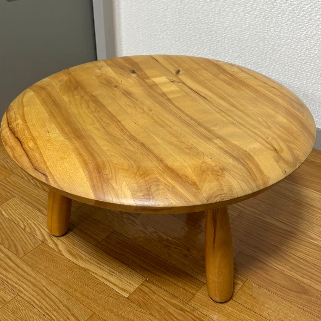 廃盤 IKEA PS KARLJOHAN ビンテージローテーブル バーチ無垢材