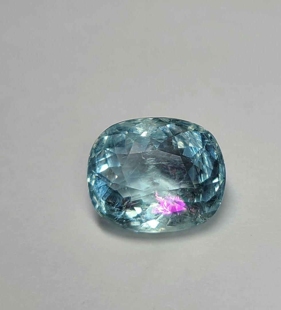 美しい海のレインボー★非加熱アクアマリンレインボーInk入り★