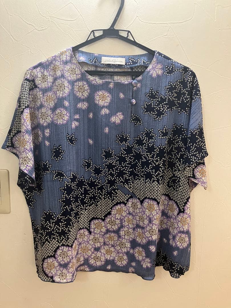 詩仙堂　ちりめん　トップス