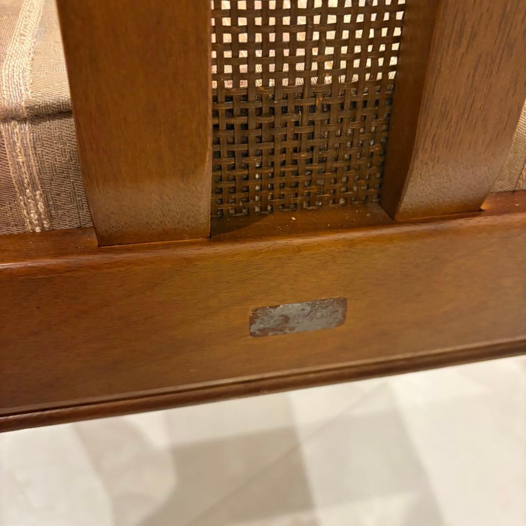 【maruni/マルニ木工】地中海シリーズダイニングチェア 1脚クラシック美品②