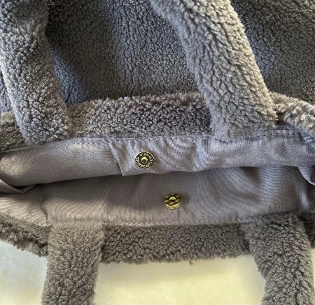 新品未使用 PRADA ノベルティ トートバッグ　テディ　ダークグレー ボワ生地