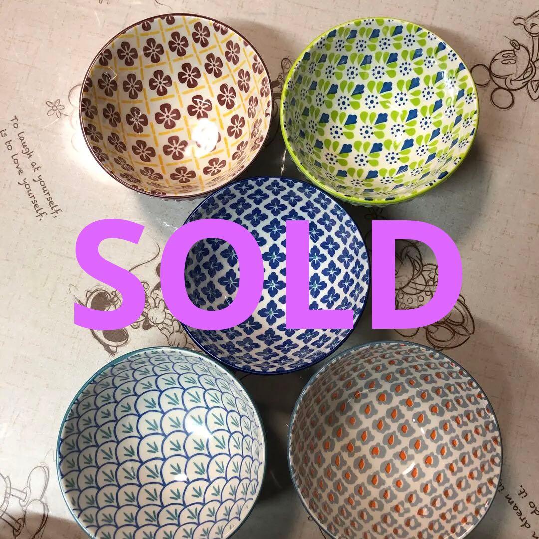 ★北欧米風⭐︎深小鉢⭐︎5色セット★