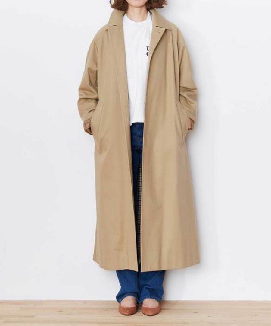 shinzone バルマカンコート シンゾーン ベージュ ライナー付き