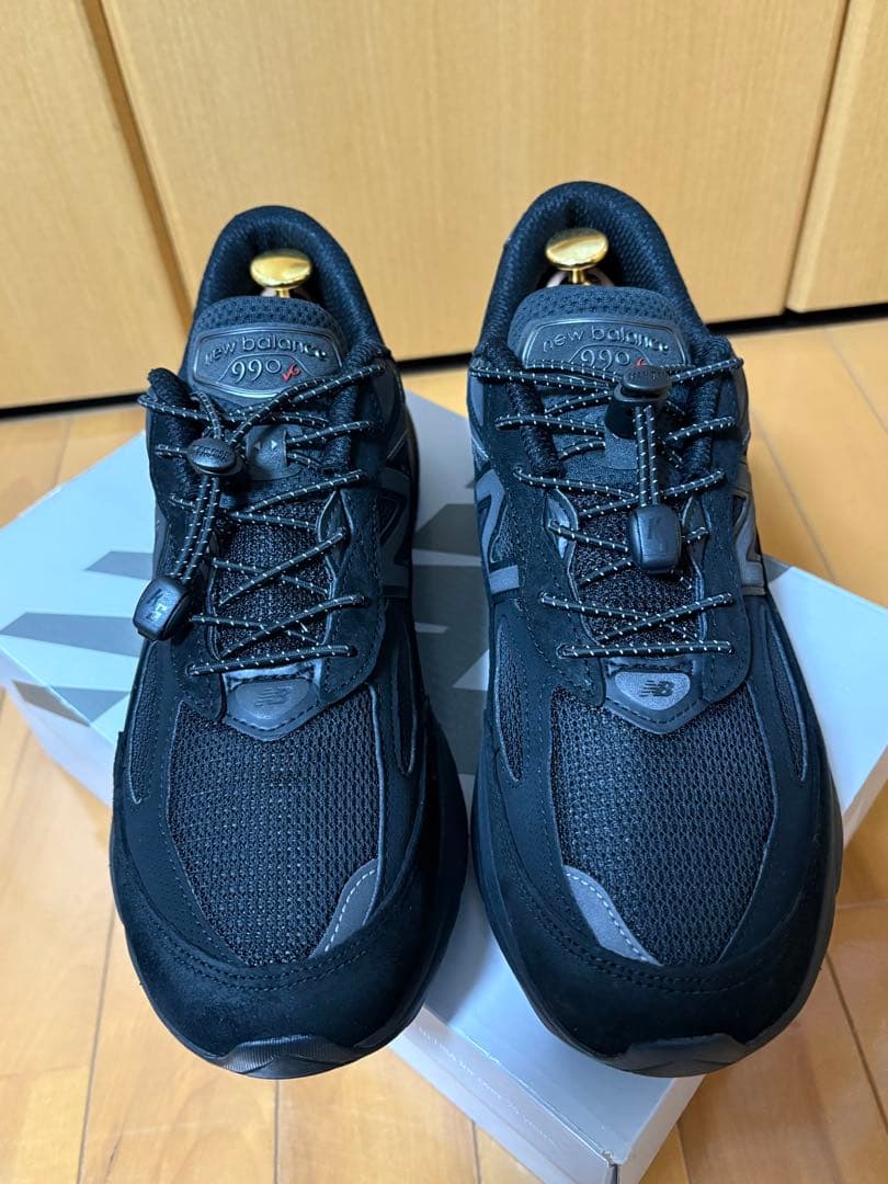 未使用級　New Balance U990BB6 トリプルブラック