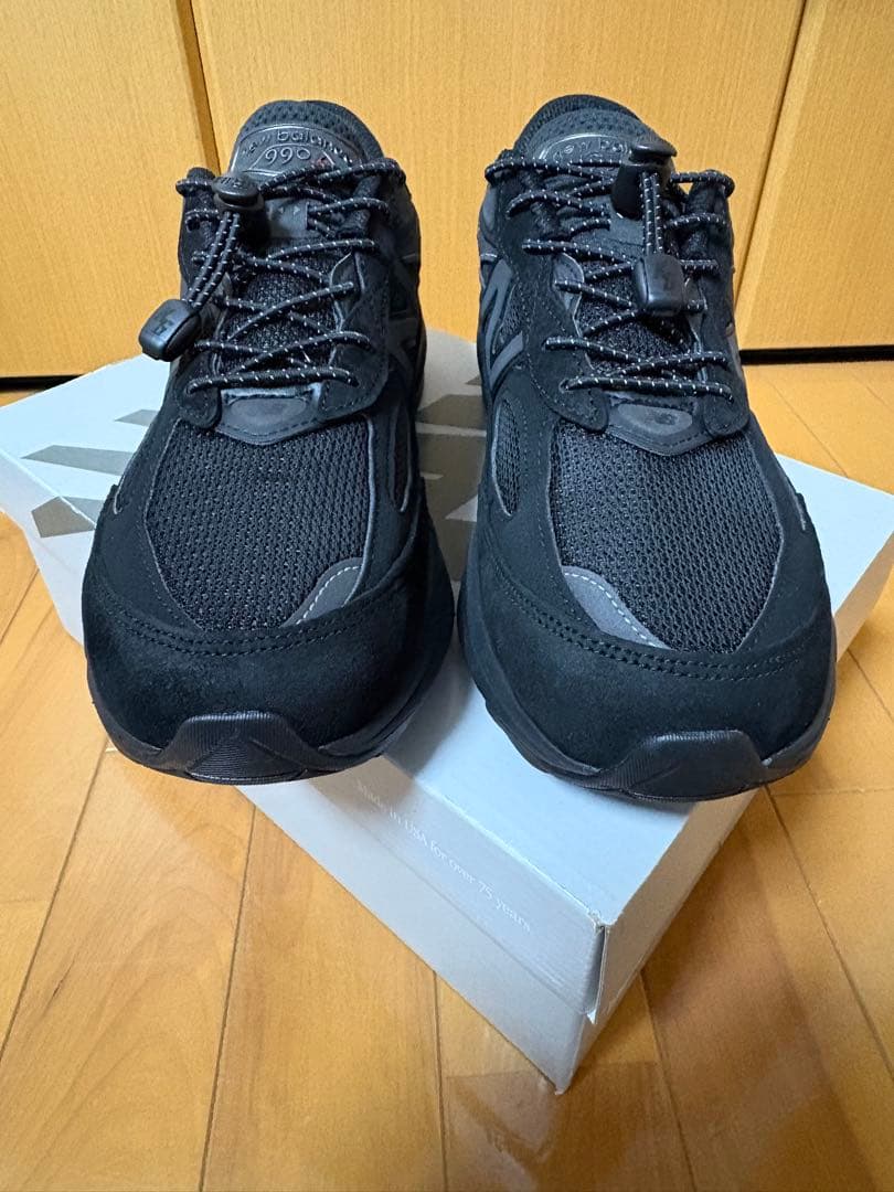 未使用級　New Balance U990BB6 トリプルブラック