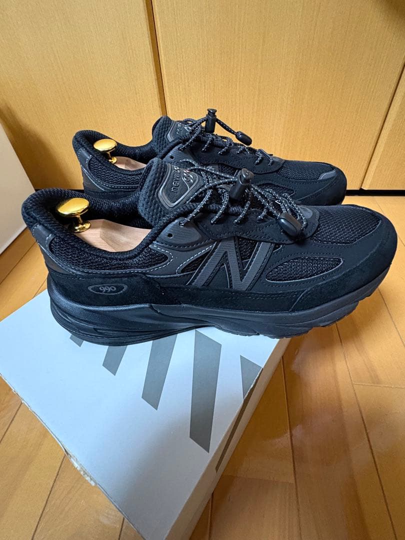 未使用級　New Balance U990BB6 トリプルブラック