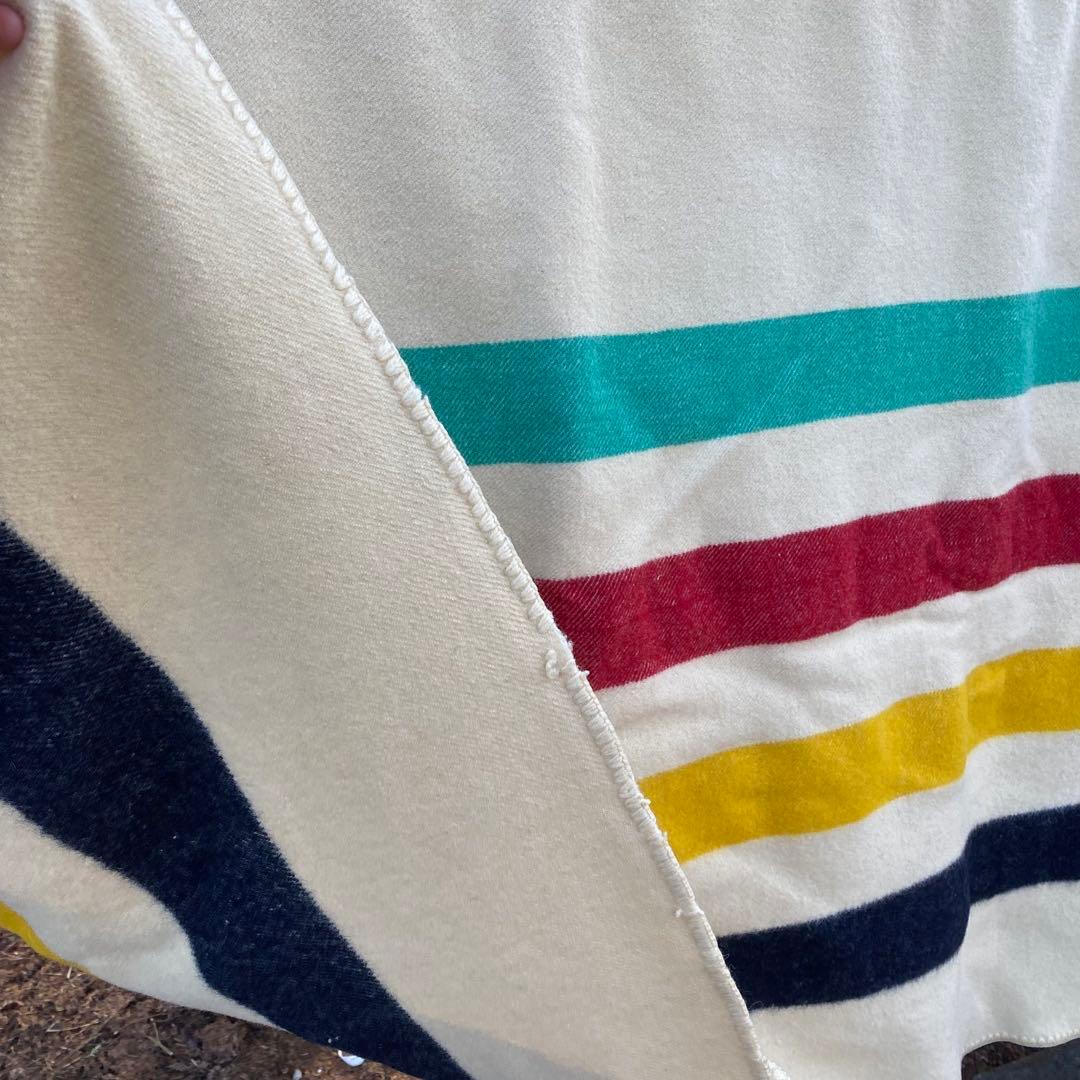 HUDSON'S BAY 4ポイントブランケット ヴィンテージ 50s