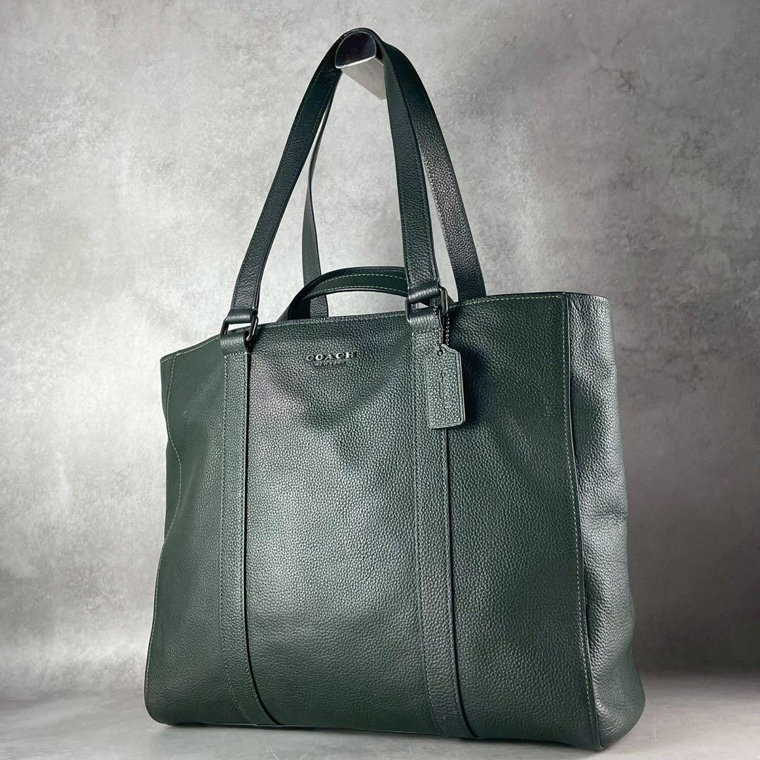 極美品 coach コーチ ハドソン トートバッグ ダブルハンドル 肩がけ