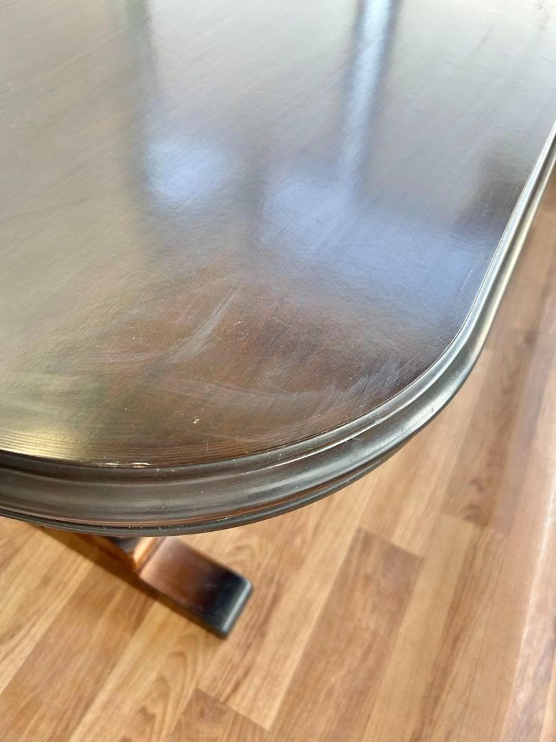 600 カリモク　コロニアル ダイニング テーブル 幅165 重厚 デスク　b